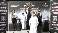 QRC Head of Marshals Khalifa Al Khayarin handed over the trophies to the podium winners. 