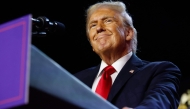 Republican presidential nominee, former U.S. President Donald Trump arrives to speak during an election night event at the Palm Beach Convention Center on November 06, 2024 in West Palm Beach, Florida. Chip Somodevilla/Getty Images/AFP 