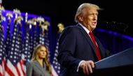 Republican presidential nominee, former US President Donald Trump speaks during an election night event on November 06, 2024 in West Palm Beach, Florida. Chip Somodevilla/Getty Images/AFP