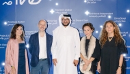 Acting Director of Design Doha Fahad Al Obaidly (centre) with others at the event.