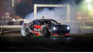 A file photo of action during the first round of the Qatar Drift Championship.