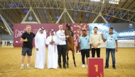 Sheikh Hamad bin Ali Al Thani-owned Farida Mudhar was adjudged best in the Yearling Fillies (2 Years Old) 4A category. 