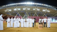 Shamikhat Al Hawjer of Al Thamer Stud won the gold in the Junior Fillies Championship (Class JFC) category.