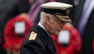 Britain's King Charles III attends the Remembrance Sunday ceremony at the Cenotaph on Whitehall in central London, on November 10, 2024. Photo by Alberto Pezzali / POOL / AFP