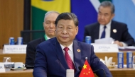 China's President Xi Jinping attends the second session of the G20 Leaders' Meeting in Rio de Janeiro, Brazil, on November 18, 2024. (Photo by Ludovic MARIN / AFP)
