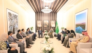 Minister of Environment and Climate Change H E Dr. Abdullah bin Abdulaziz bin Turki Al Subaie  meeting Saudi Energy Minister HRH Prince Abdulaziz bin Salman Al Saud in Baku, Azerbaijan.