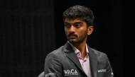 India's chess grandmaster Gukesh Dommaraju attends a press conference ahead of the FIDE World Chess Championship in Singapore on November 23, 2023. (Photo by Roslan Rahman / AFP)
 