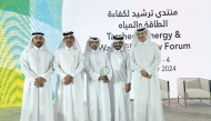 QatarEnergy LNG officials during Kahramaa's Tarsheed Programme. 