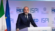 Jordan's Deputy Prime Minister and Minister of Foreign Affairs Ayman Safadi speaks at Rome MED Mediterranean Dialogues.