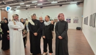 General Manager of Msheireb Museums Abdulla Al Naama (first right) and others at the launch of the exhibition yesterday. Pic: Victor Bolorunduro /The Peninsula 