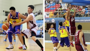 Action shots from the 6th All-Filipino match featuring the Qatar Team. 