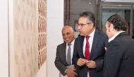 Ambassador of Morocco to Qatar H E Mohamed Setri during the inauguration of the exhibition