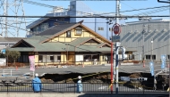 This photo shows a general view of a collapsed road at a prefectural road intersection, in the city of Yashio, Saitama Prefecture on January 30, 2025. Photo by JIJI Press / AFP