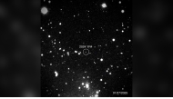 This handout picture provided by NASA on January 31, 2025 shows asteroid 2024 YR4 as observed by the Magdalena Ridge 2.4m telescope at the New Mexico Institute of Technology on January 27, 2025. Photo by Handout / NASA/Magdalena Ridge 2.4m telescope/New Mexico Institute of Technology/Ryan / AFP