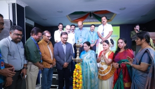 Officials and guests during the Annual Day celebration.