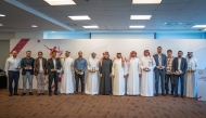 Officials and participants of first edition of Qatar Rail Olympics.