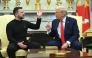 US President Donald Trump and Ukraine's President Volodymyr Zelensky meet in the Oval Office of the White House in Washington, DC, February 28, 2025. (Photo by SAUL LOEB / AFP)
