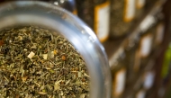 Loose tea leaves fill jars at a store in Missoula, Montana. Tailyr Irvine/For The Washington Post