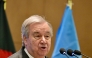 United Nations Secretary-General Antَnio Guterres speaks during a press briefing in Dhaka on March 15, 2025. (Photo by Munir Uz Zaman  / AFP)
 