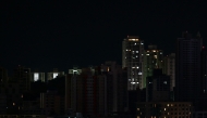 View of Panama City during a blackout on March 16, 2025. Photo by MARTIN BERNETTI / AFP