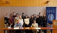 GU-Q students during their visit to  Washington.