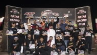 QRC Director-General Sheikh Jabor bin Khalid Al Thani presented trophies to the podium winners of penultimate round. 