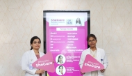 Dr. Vijayalakshmi and Dr. Srilaxmi at the launch.