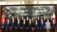 Chinese Foreign Minister Wang Yi, also a member of the Political Bureau of the Communist Party of China Central Committee, co-chairs the sixth China-Japan High-Level Economic Dialogue with Japanese Foreign Minister Takeshi Iwaya in Tokyo, Japan, March 22, 2025. (Xinhua/Jia Haocheng)
