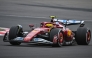 Ferrari's British driver Lewis Hamilton drives during the Formula One Chinese Grand Prix at the Shanghai International Circuit in Shanghai on March 23, 2025. Photo by Hector RETAMAL / AFP.
