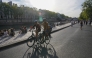 People along the Seine in Paris on September 3, 2023. (Photo by Toni L. Sandys/The Washington Post)
