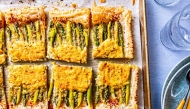 Asparagus Caesar Tart. (Photo by Scott Suchman for The Washington Post)