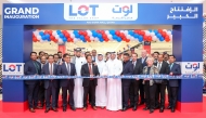 Lulu Group Director of Global Operations and Chief Sustainability Officer, Dr. Mohamed Althaf, with other officials and guests inaugurating LOT - The Value Shop at Abu Sidra Mall.