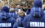 Italy's Deputy Prime Minister and Minister of Infrastructure and Transport, Matteo Salvini attends the pre-homologation of the new Cortina Sliding Centre ahead of the Olympic Winter Games Milano Cortina 2026, in Cortina on March 25, 2025. (Photo by Pierre Teyssot / AFP)
