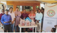 Nearly 100 fishermen gathered for the event on the first day of Eid. 