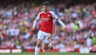 File photo: Arsenal's German midfielder #29 Kai Havertz runs with the ball during the English Premier League football match between Arsenal and Manchester United at the Emirates Stadium in London on September 3, 2023. (Photo by Glyn KIRK / AFP)
