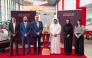 Officials from Qatar Cup Trophy and Al Abdulghani Motors at Toyota Showroom.