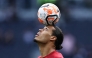 Liverpool's Dutch defender #04 Virgil van Dijk controls the ball during the warm up prior to the English Premier League football match between Tottenham Hotspur and Liverpool at Tottenham Hotspur Stadium in London, on September 30, 2023. Photo by HENRY NICHOLLS / AFP