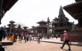 Tourists visit Patan Durbar Square, a UNESCO world heritage site, in Lalitpur, Nepal, April 18, 2025. (Photo by Hari Maharjan/Xinhua)