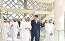 CEO of QFZ, Sheikh Mohammed bin Hamad bin Faisal Al-Thani, with German Minister-President of the State of North Rhine-Westphalia, H E Hendrik Wüst, and the business delegation.