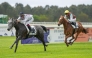 Jean-Bernard Eyquem (left) guides Intisar De Monlau to Prix Nefta - Wathba Stud Farm victory.