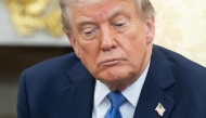 US President Donald Trump looks on during a bilateral meeting with Prime Minister of Norway Jonas Gahr Store in the Oval Office of the White House in Washington, DC, on April 24, 2025. (Photo by Saul Loeb / AFP)