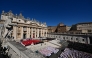 A general view of Pope Francis' funeral ceremony at St Peter's Square in the Vatican on April 26, 2025. (Photo by Tiziana FABI / AFP)

