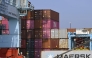 Containers are pictured at the Lazaro Cardenas Cargo Port, Michoacan State, Mexico on April 25, 2025. (Photo by Alfredo ESTRELLA / AFP)