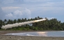 A High Mobility Artillery Rocket System (HIMARS) projectile is launched as part of a counter-landing live fire exercise during the annual US-Philippines joint military 