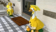 A big part of the goose trend includes dressing the birds for seasonal occasions. Pic: Lori Somen