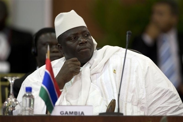 File photo of Gambia President Yahya Jammeh. Reuters 