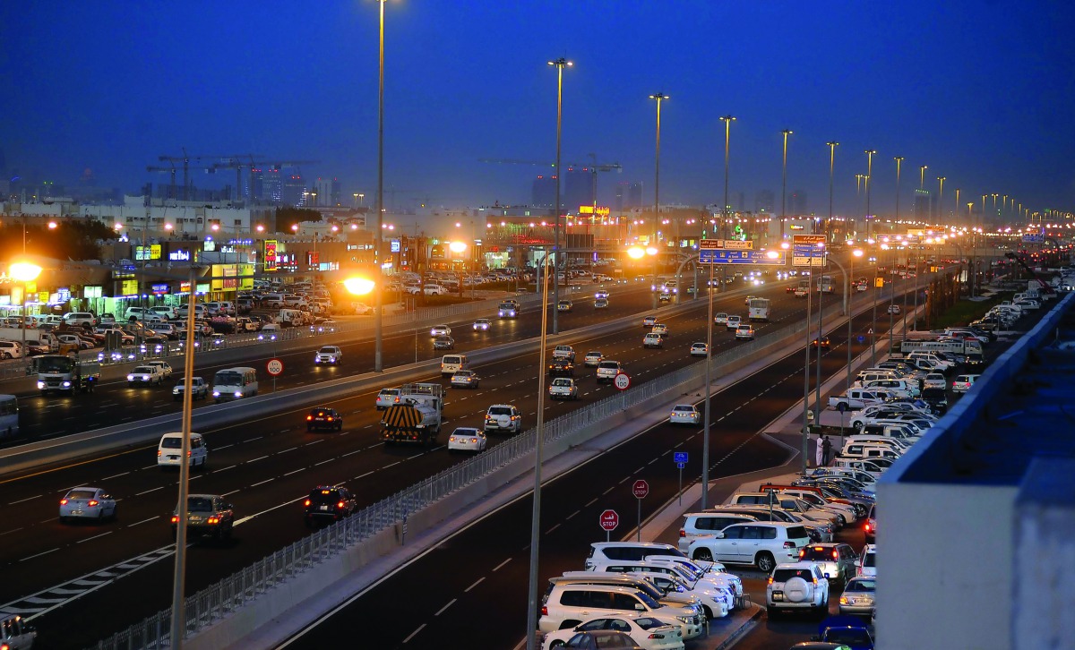File photo of a road in Qatar used for reference only. 