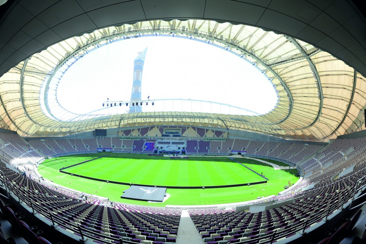 A general view of the refurbished Khalifa International Stadium. Construction works have been completed at Qatar’s historic stadium wihch will host group games and a quarter-final match of the 2022 FIFA World Cup. Pic: Salim Matramkot / The Peninsula