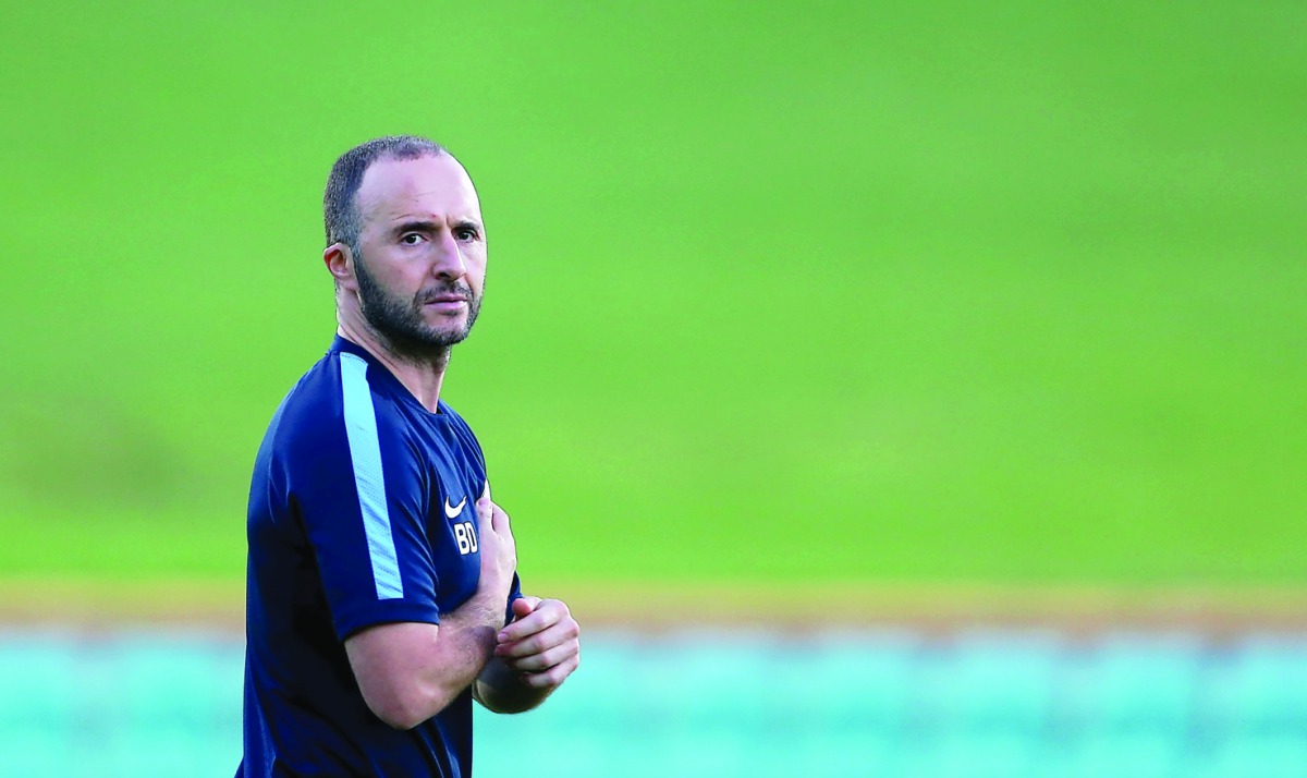 Al Duhail coach Djamel Belmadi