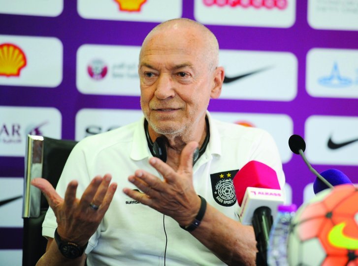 Al Sadd’s coach Jesualdo Ferreira
